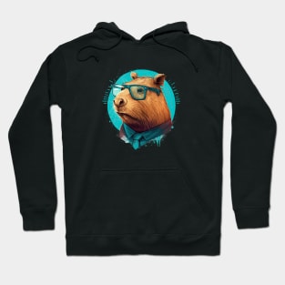 Capybara Hipster Hoodie